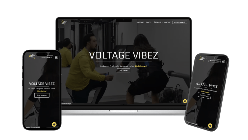 Voltage Vibez | Erfolgreich vor Ort, stark im Web